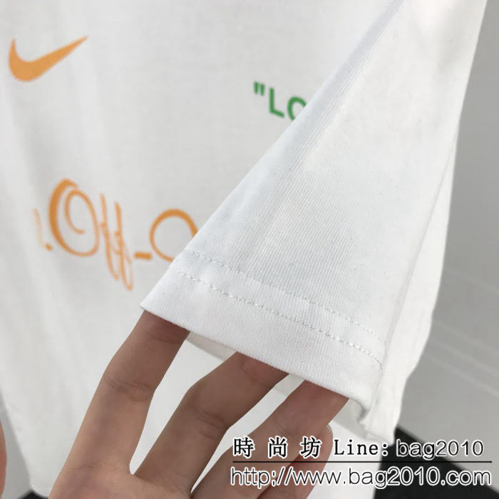OFF-white19ss春夏新款 Nike聯名款 世界盃logo印花 精梳棉短袖 男女同款 ydi1461